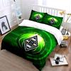 Green Diamond Logo Design Bedding Duvet Cover Set Duvet Cover Pillowcases  (1*Duvet Cover 2*Pillowcases, without duvet insert)