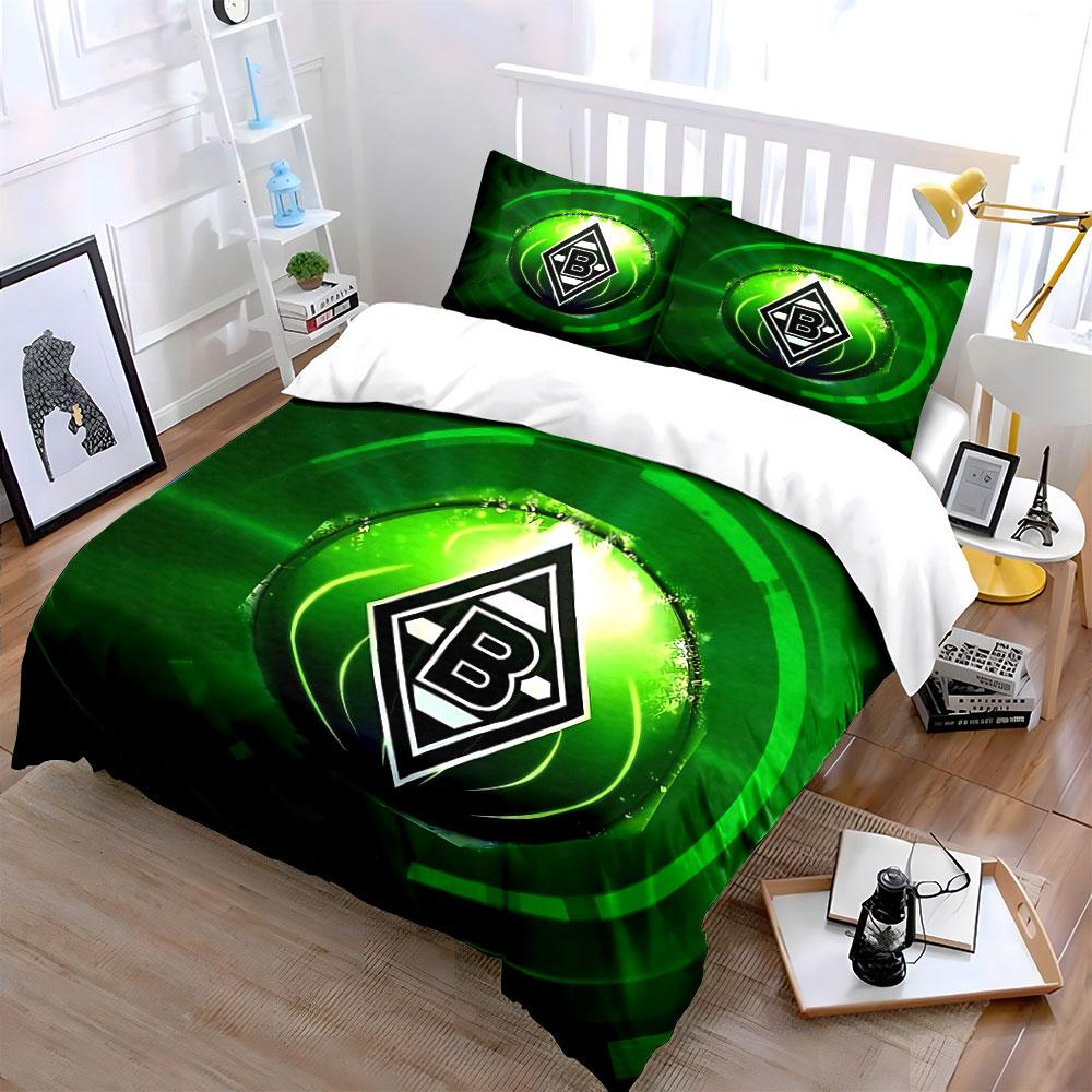 Green Diamond Logo Design Bedding Duvet Cover Set Duvet Cover Pillowcases (1*Duvet Cover 2*Pillowcases, without duvet insert)
