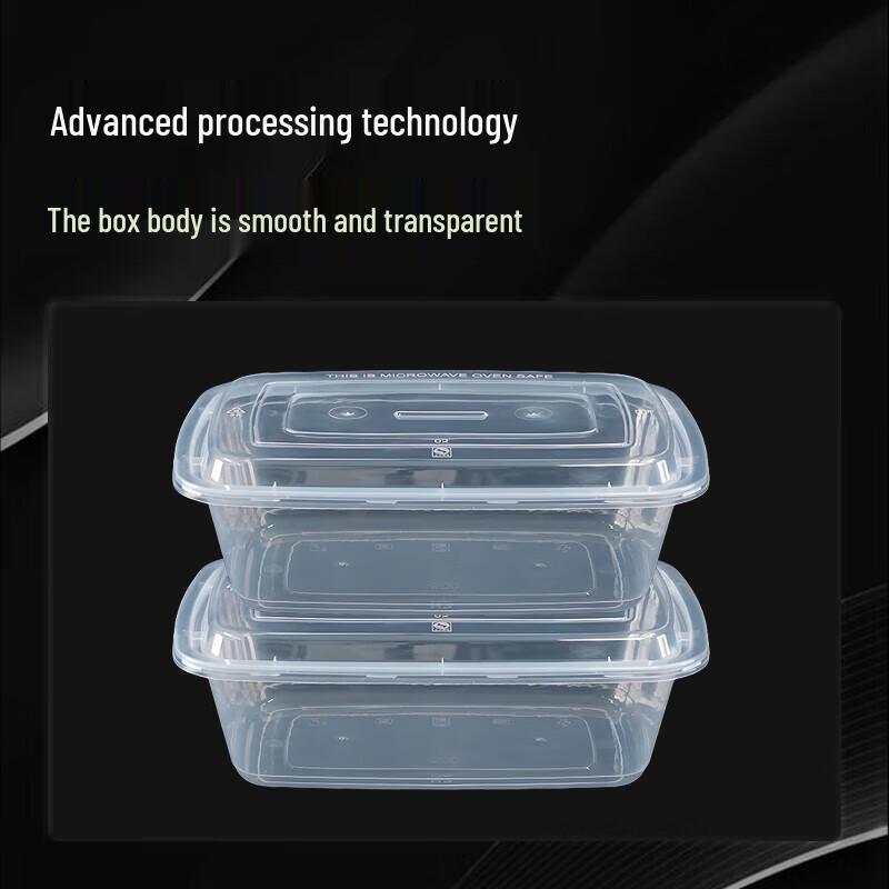 Rectangular Disposable Meal Prep Containers