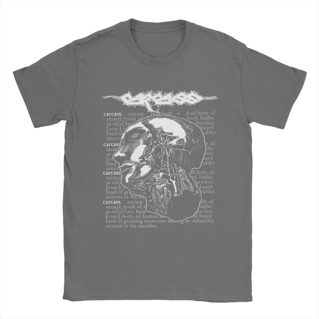 Men's T-Shirts Carcass Novelty 100% Cotton Tee Shirt Short Sleeve T Shirt Crewneck Tops Gift Idea