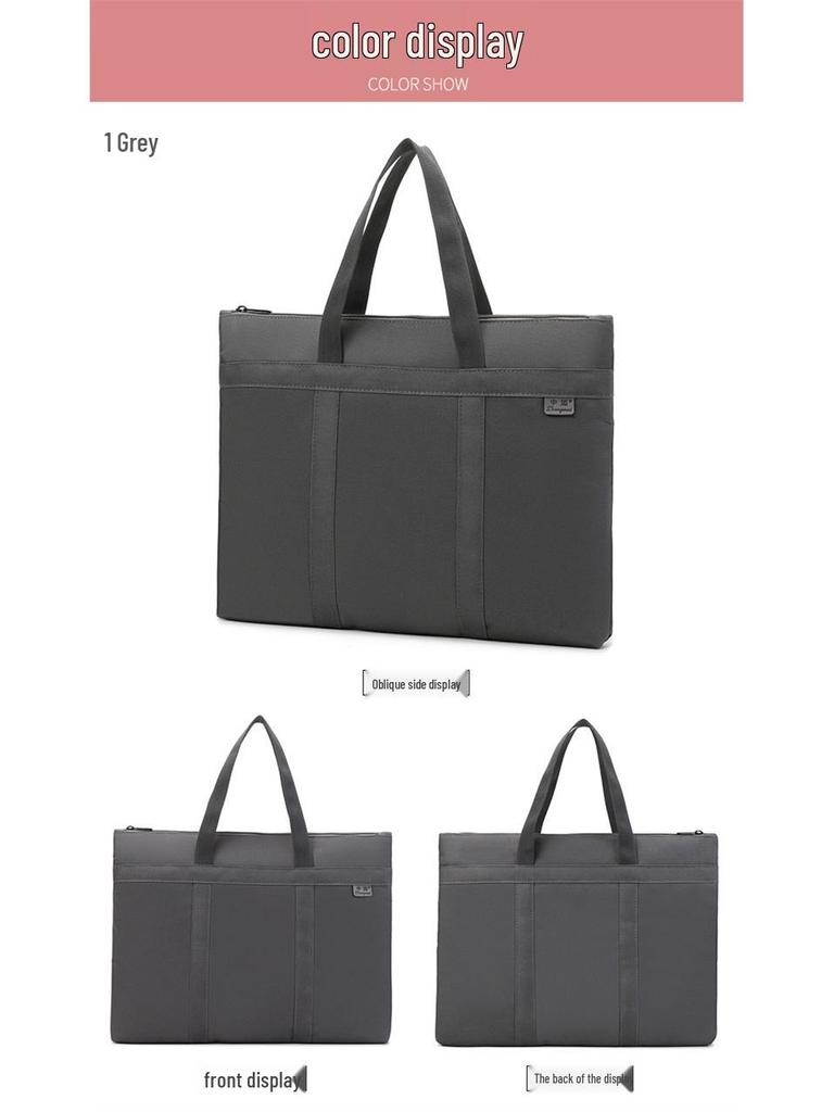 A4 Handheld Women’s Briefcase & Tote Bag for Files and Books