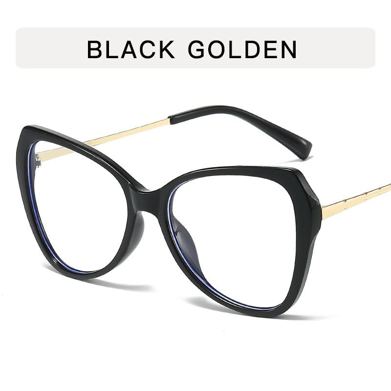 Butterfly Shape Women Glasses European American Stylish Female Glasses Frame Blue Light Blocking Decorative Glasses