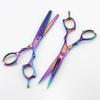 6.0-Inch Multicolor Hairdressing Scissor Set: Straight & Tooth Scissors