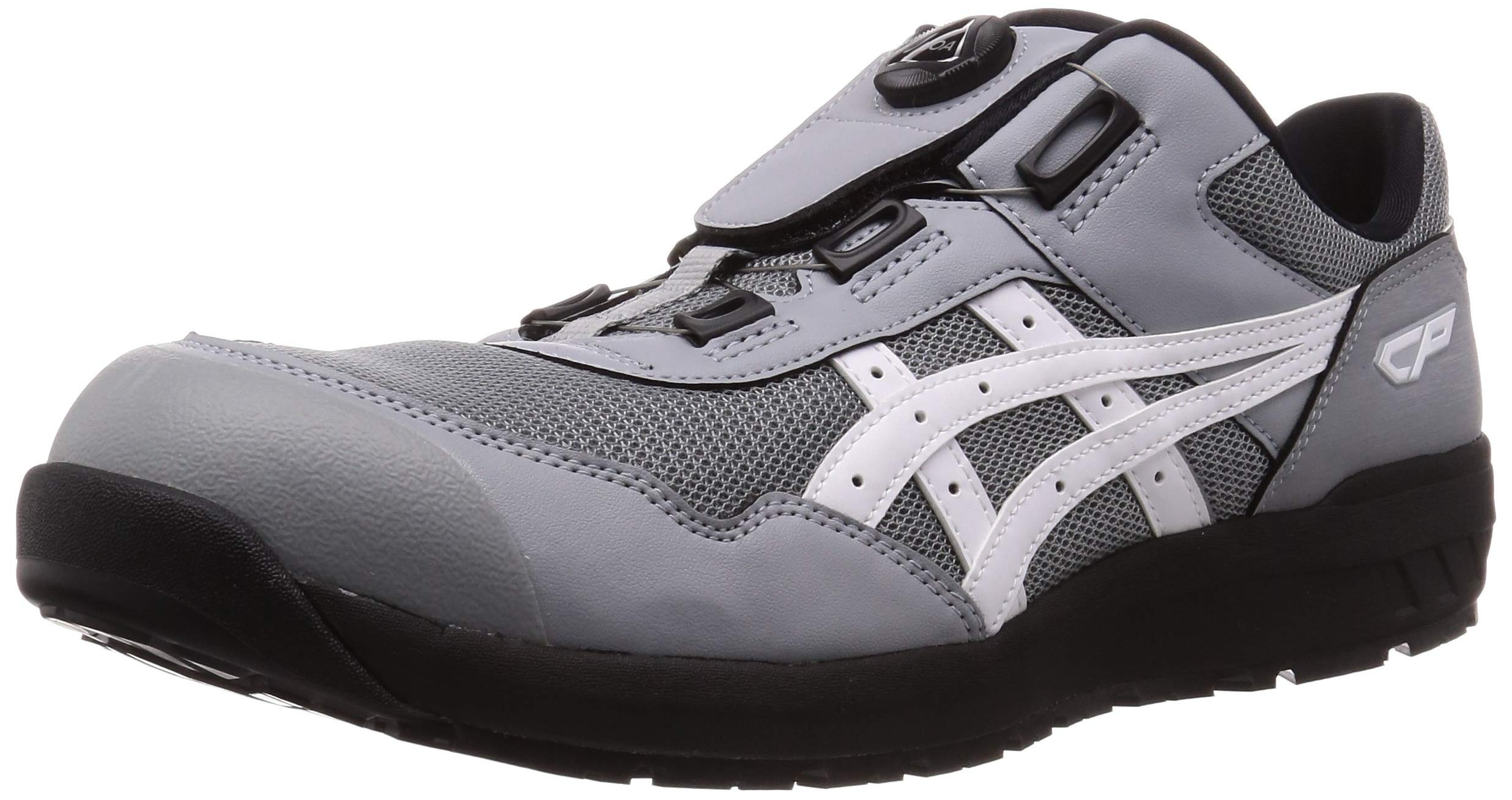 

ASICS Working Winjob CP209 Safety Work Shoes with BOA JSAA Type A Toe Size 3E Cap, Slip-Resistant Sole, fuzeGEL, Seatrock/White, 24.0 cm,