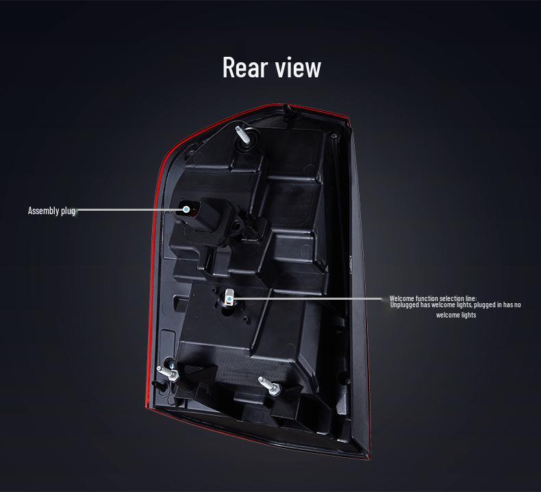 LED Taillight Assembly with Flowing Turn Signal for 11-14 Chrysler 300C