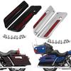 ABS Motorradzubehör Satteltaschenverschlussabdeckung Für Harley Touring Electra Street Glide Road King FLH FLT FLHR FLTR 1993-2013