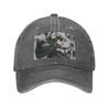 Levi AckerUnisex Attack On Titan Washed Denim Cap Casual Baseball Caps Adjustable Hat Summer Unisex Baseball Hats
