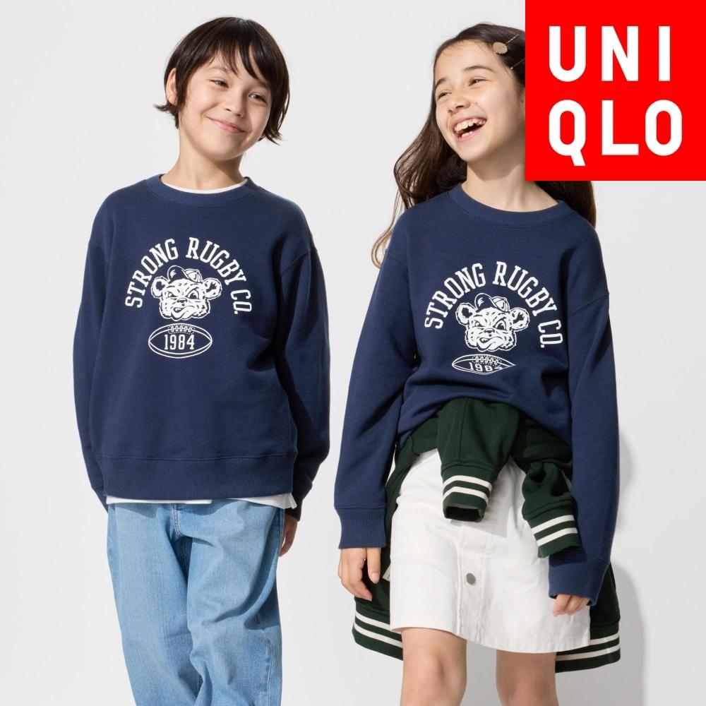 

Uniqlo Kids Ultra StrEtch SwEatshirt Graphic E 69 NAVY/KIDS 100