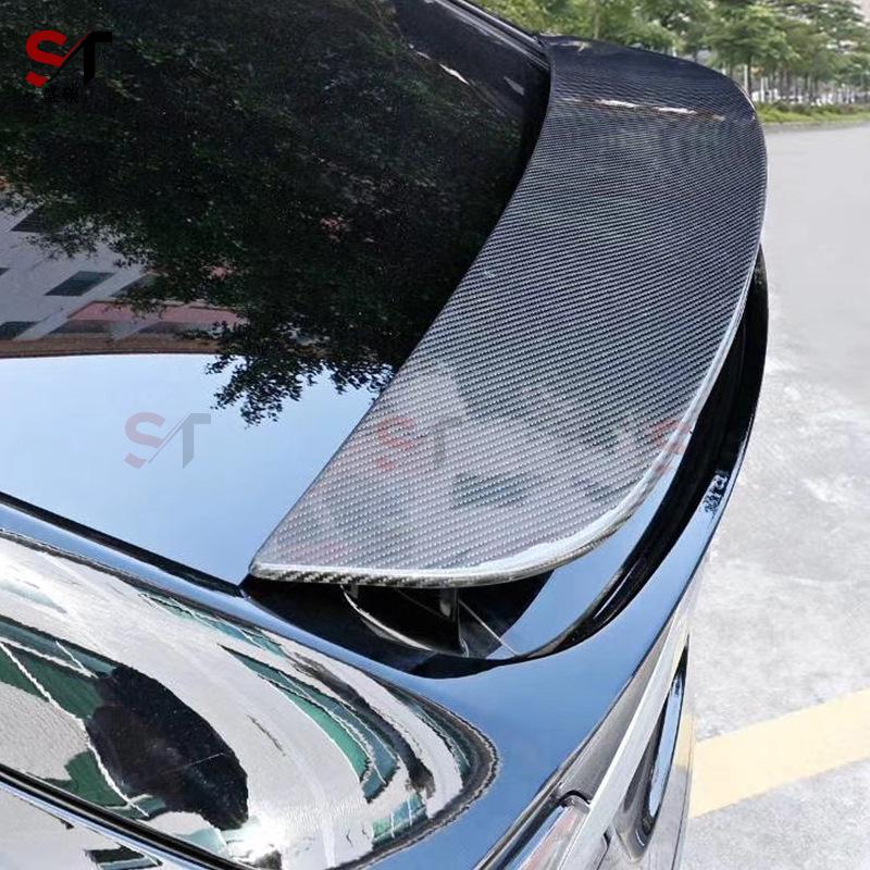 Tesla Model X Carbon Fiber Rear Spoiler & Diffuser Set