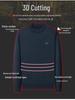 2025 Autumn Men's Plus Velvet Thick Knit Sweater - Warm Casual Top