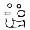 H365 Oil Seal Gasket Set Compatible with For Fuel Chainsaws Lawn Mowers and Garden Machinery 5-Piece Pack for Efficient Sealing
