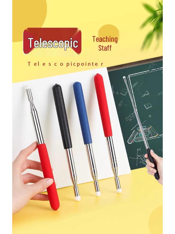 Teacher's Telescopic Touchscreen Pointer for Classroom Whiteboards and Multimedia