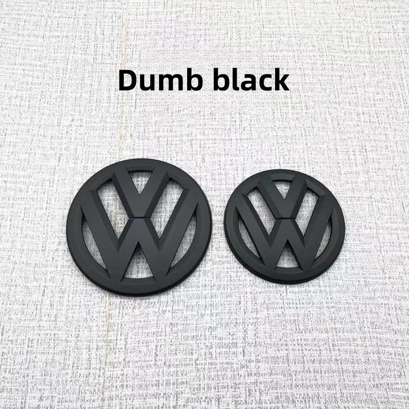 2Pcs Car Front Grill/Rear Emblem Lid Covers Logo Sticker For Volkswagen VW GOLF 5 6 7 8 MK5 MK6 MK7 MK8 POLO Scirocco sportvan zj3