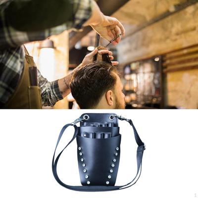 Friseurschere Tasche PU Leder Haarschnitt Scherenetui mit Hüftgürtel Friseur Geschenkbeutel für