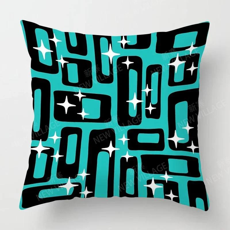 Nordic Fall Home Decor Autumn Throw Pillow Case Sofa Cushion Cover Modern  Geometry