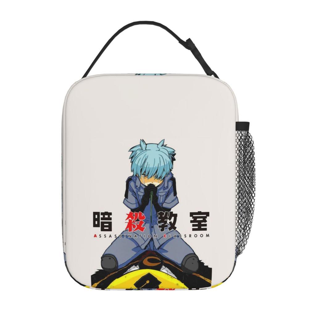 Assassination Classroom Octopus Koro Sensei Insulated Lunch Bag for Kids School Cooler Thermal Food Box Tote Lunch Boxes