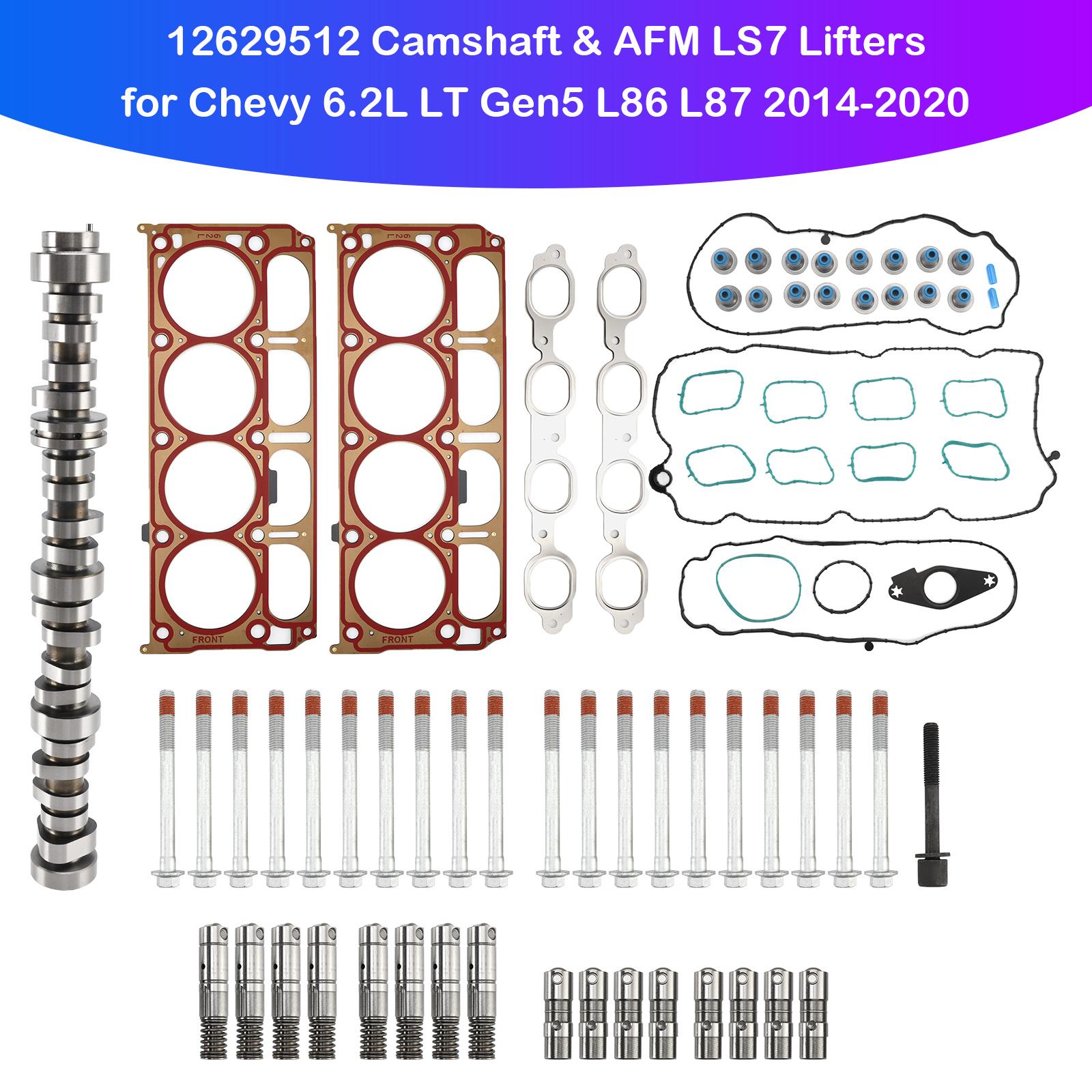 

12629512 Распредвал и AFM толкатели LS7 для Chevy 6.2L LT Gen5 L86 L87 2014-2020