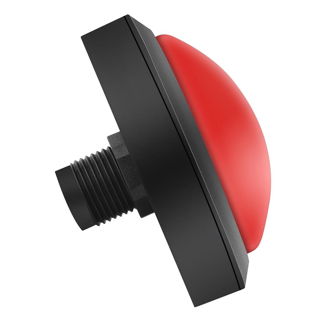 Walfront Drucktastenschalter, Aquacon-Taste, Schalter, Taste, LED-Arcade-Taste, LED-Konvexe Konsole