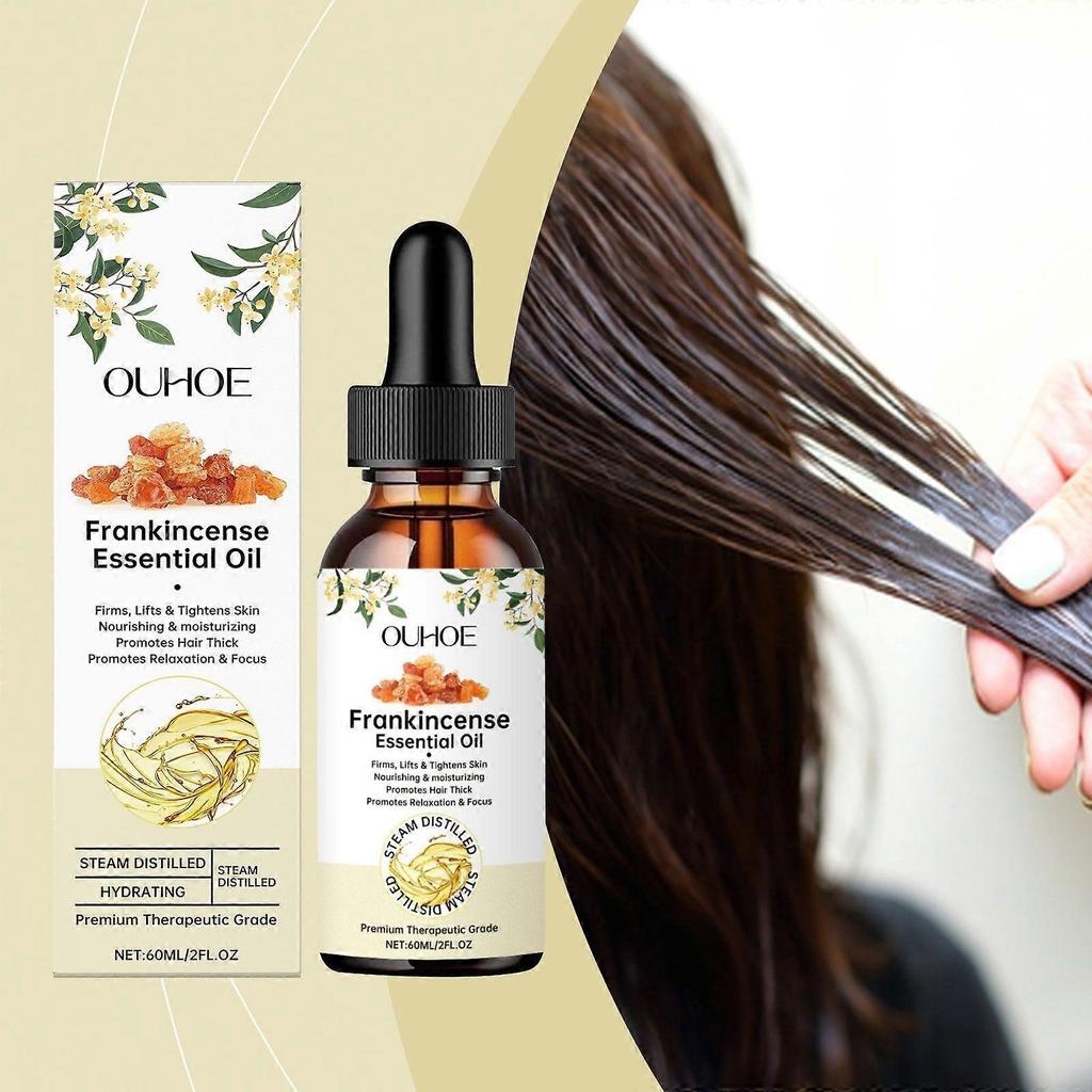 OUHOE Hair Moisturizing Essential Oil, Nourish And Hydrate Smooth Hair Firming Care Facial Skin Multifunctional Oil