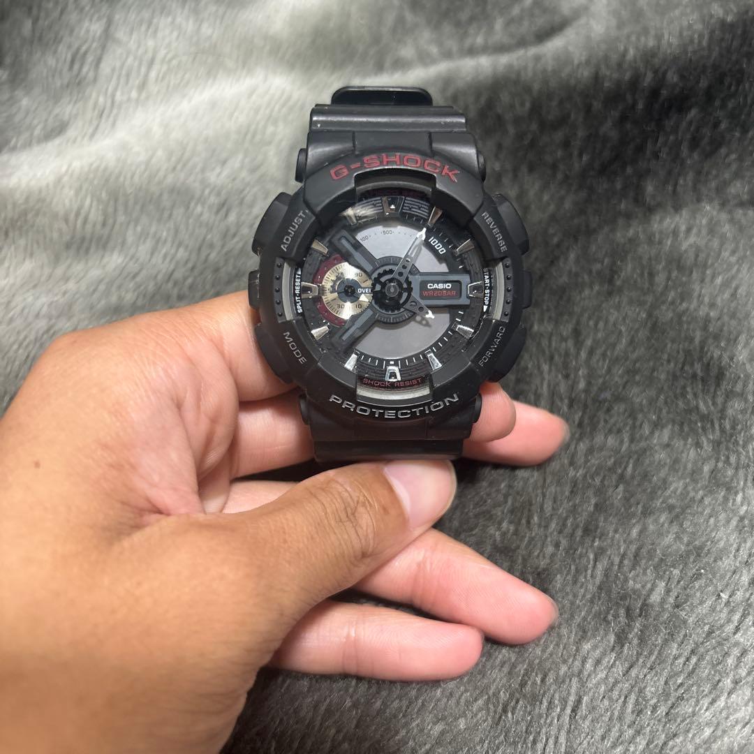 CASIO G-SHOCK GA-100 black watch body