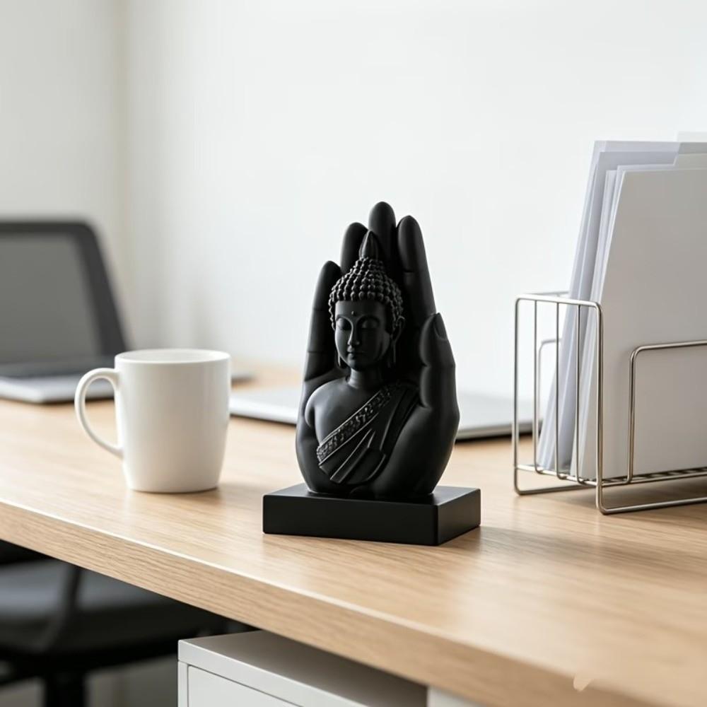 Drukowanie 3D Statua Buddy na Dłoni Ręczne Rzeźby Buddy Statua Buddy w Dłoni Salon