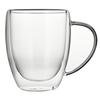 2/4pcs 250/350/450ml Heat Resistant Glass Cups Double Wall Glass Coffee Cup Breakfast Milk Water Cup Clear Juice beer Cups Sets