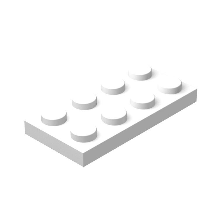 MOC 3020 Assembles Particles  Accessories Components 2x4 Normal Board 20PCS Bricks Colorful Building Blocks Educational Toy City