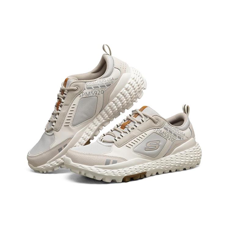 Skechers Monster Outdoor Comfort Mesh Synthetic Leather Low Top Casual Running Shoes Men's 51715-OFWT