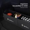 FLUTW1 Car Trunk Organizer Box Leather Folding Storage Bag For Alfa Romeo Giulia Stelvio 156 Tonale Brera Giulietta Disco Volante Spide