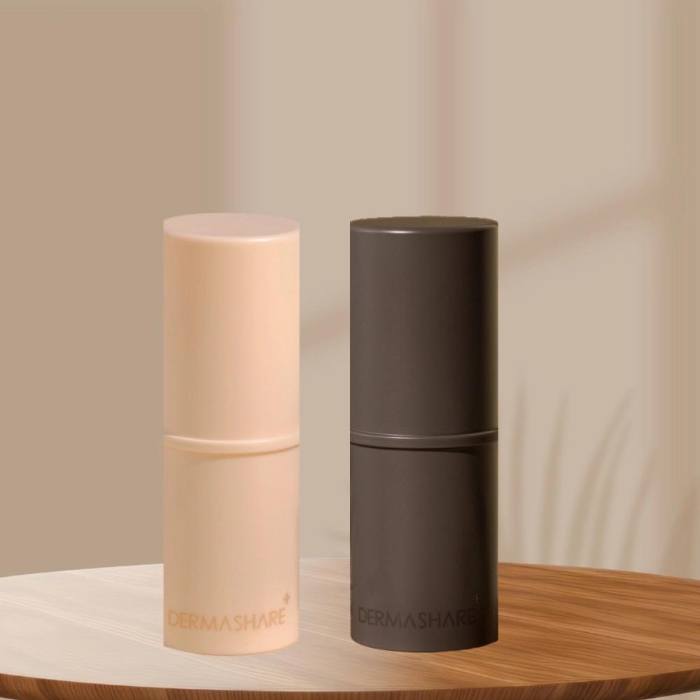 Dermashare - Vegan Perfume Balm Chamo Brown / Rose Ivory 7g, Alcohol-Free, Long-Lasting Scent, Korean Cosmetics, Kbeauty, Sample