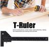 0-280mm T Shaped Ruler Accurate Scale Marking Gauge Portable Scribe Ruler  Measuring Tool