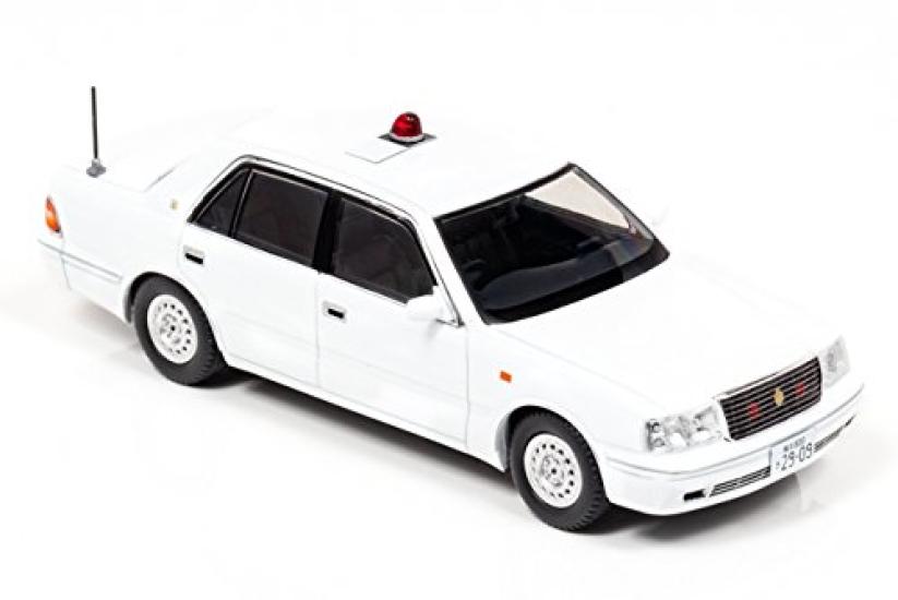 Toyota Crown 2000 Kanagawa Prefectural Police Traffic Department Traffic Riot Police Vehicle Completed Product RAI'S 1/43 (JZS155Z)