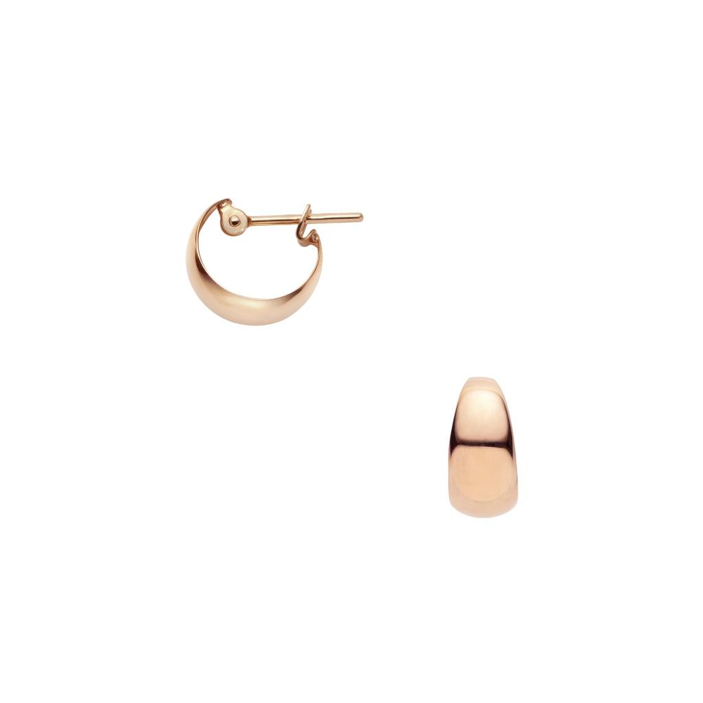 Vendome Aoyama Earrings K18 Pink Gold Basic Hoop AGAA1223 PG [Official] (Small)