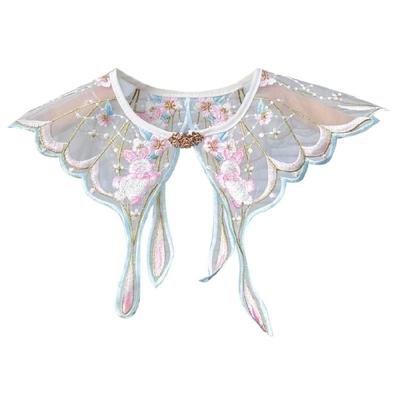 Yunjian Shawl Decorative Hanfu Floral False Collar Embroidery Detachable Collar
