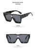 2022 Rhinestone Trend Large Frame Women's One-Piece Sunglasses