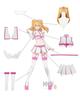 Lilyel Cosplay Lilyel Temptation Cosplay Costume for School and Stage Lilysa Amano Cosplay Wig Size [Excellent Quality] Wig, 2.5-Dimensional Costume,