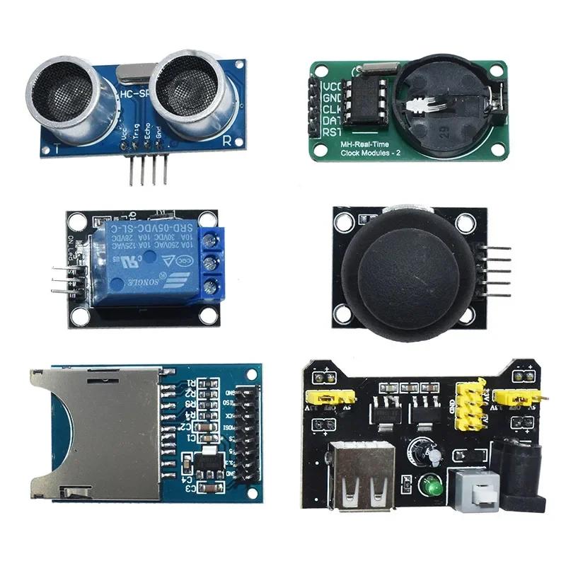 45 v 1 Moduly senzorů 16 druhů Startovací sada pro Arduino Raspberry Pi , Lepší než 37 v 1 s krabičkou DIY UNO R3 MEGA2560