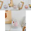 Entzückende Prinzessin Perlen Handtasche Für Mädchen Mini Pu Leder Umhängetasche
