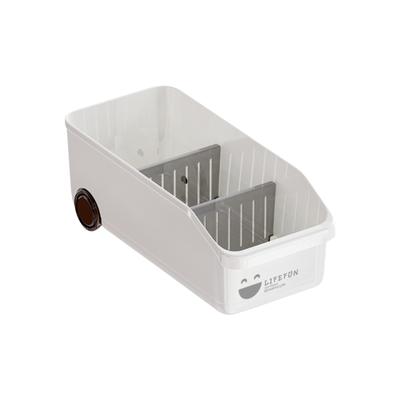 Space Saving Cabinet Organizers With Sliding Wheels Easy Access Drawer Style Storage Box For Small Spaces
