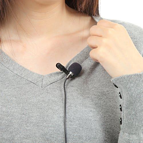 GONKISS Microphone Sponge Windscreen for Lavalier Microphones and Broadcasting (Set of 5, Black)