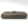 BOTTEGA VENETA Intrecciato Zip Around Wallet Folded wallet Leather Brown
