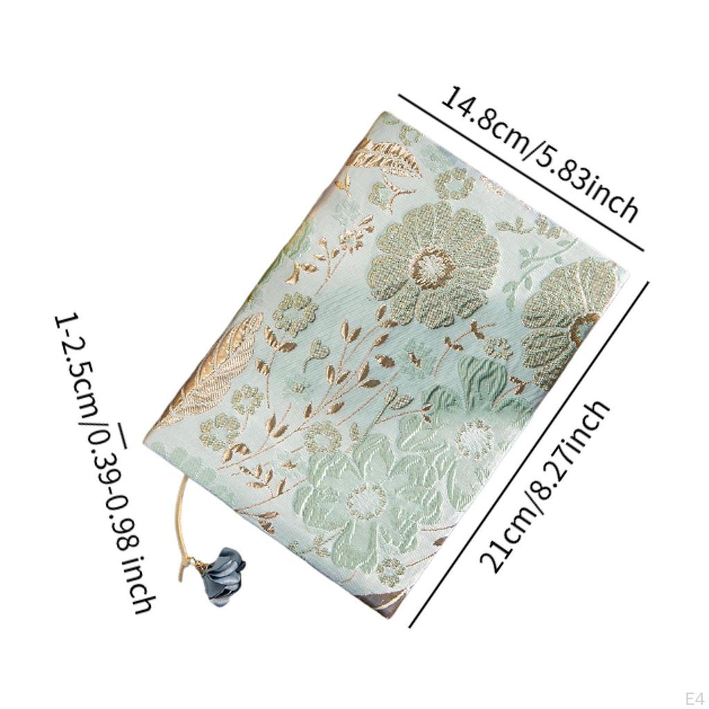 Buchumschlag Dekoration Weicher Stoff Eleganter Schutz Lehrbücher für Romane Hardcover Planer