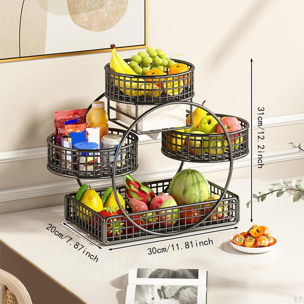 Επιτραπέζια Φρουτιέρα Μεγάλης Χωρητικότητας Πολλαπλών Επιπέδων Κεντρικό Στοιχείο Τραπεζιού Πάρτι Διακόσμηση Σπιτιού Φρούτα