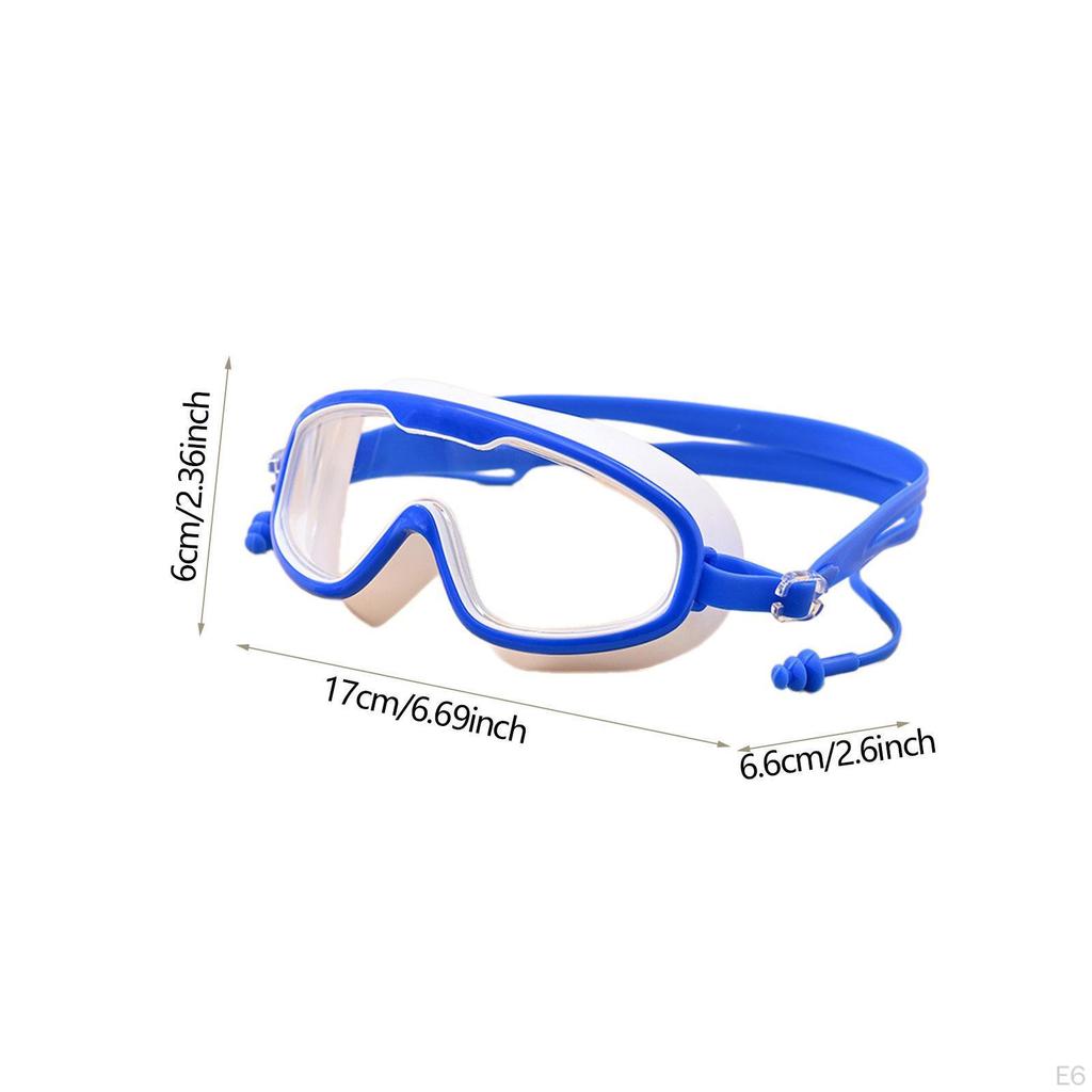 Kids Swim Goggles Boys Girls Leakproof Portable Eye Protection Water Resistant Pool