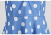 Polka Dot Retro 50s Hepburn Style Waist-Cinched Dress