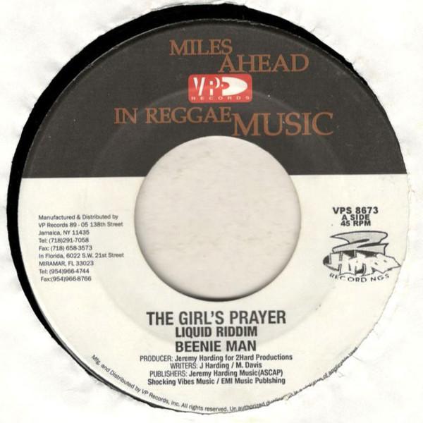 7inch Record BEENIE MAN / CHICO - The Girl's Prayer / Hold Yu Man VPS8673 VP Records 2001 US Reggae, Ska & Dub Used