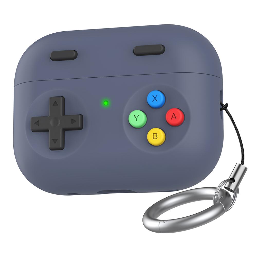 AHASTYLE DD13 For AirPods Pro 3 Silicone Case Game Controller Design Split Protective Cover with Hook