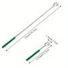 A single bear claw back scratcher, telescopic metal manual back scratcher with soft rubber handle, extendable claw design.
