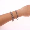 Hip Hop Design Stainless Steel Bracelet For Men Women Kpop Classic Simple Casual Jewelry Gift