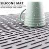 Large Silicone Placemat Dish Drying Mat Kitchen Draining Table Drain Mat Sink Non-slip Pad Durable